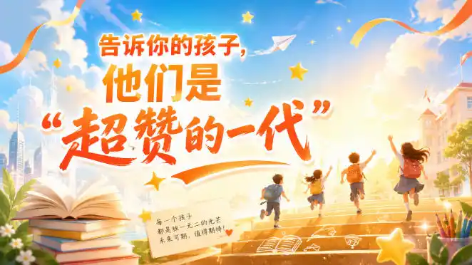某付费社群专属文章:告诉你的孩子,他们是“超赞的一代”。-大师兄轻创